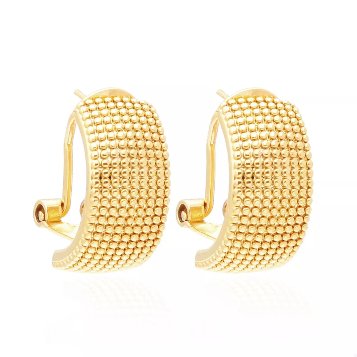 textured gold earrings elevated everyday style