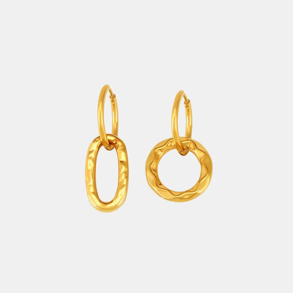 classic gold hoop earrings chic style