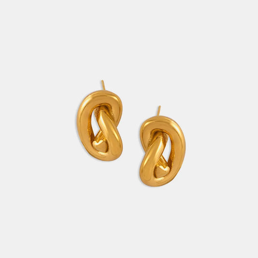 simple gold stud earrings everyday wear